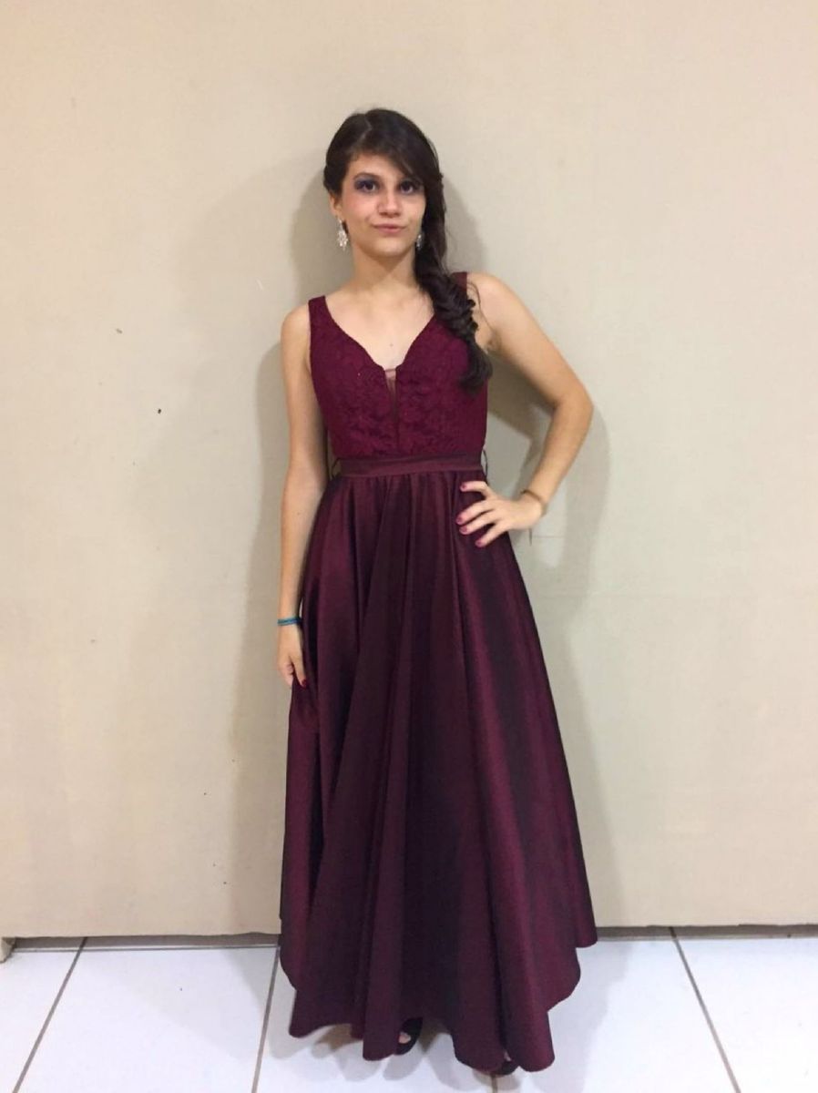 vestido marsala jose paulino