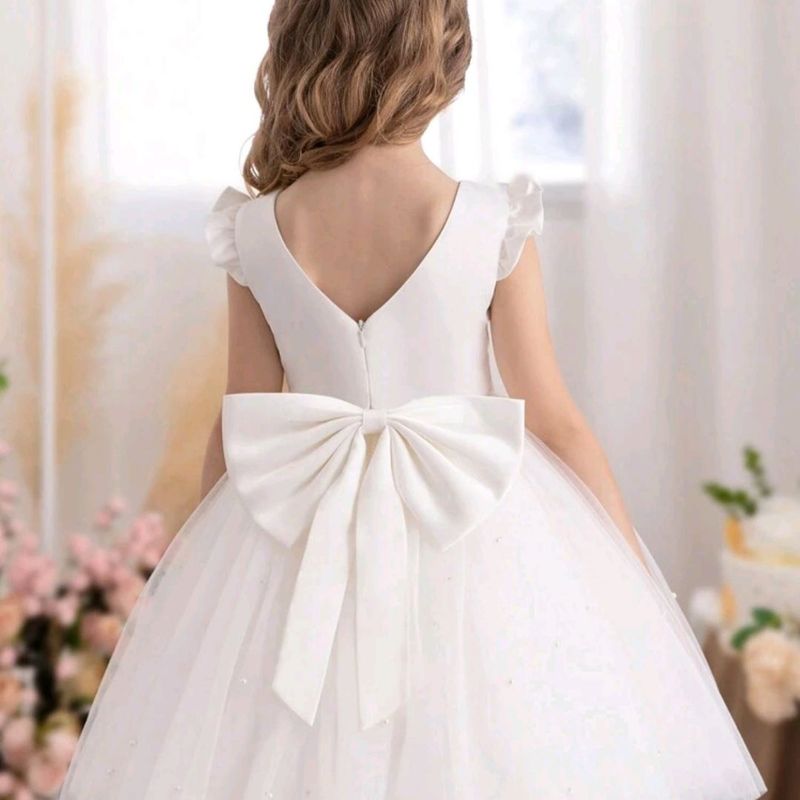 Vestido Festa Infantil Branco Roupa Infantil para Menina Sheim Usado  101389105 enjoei