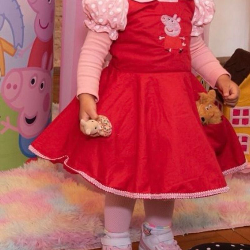 Vestido da best sale peppa pig