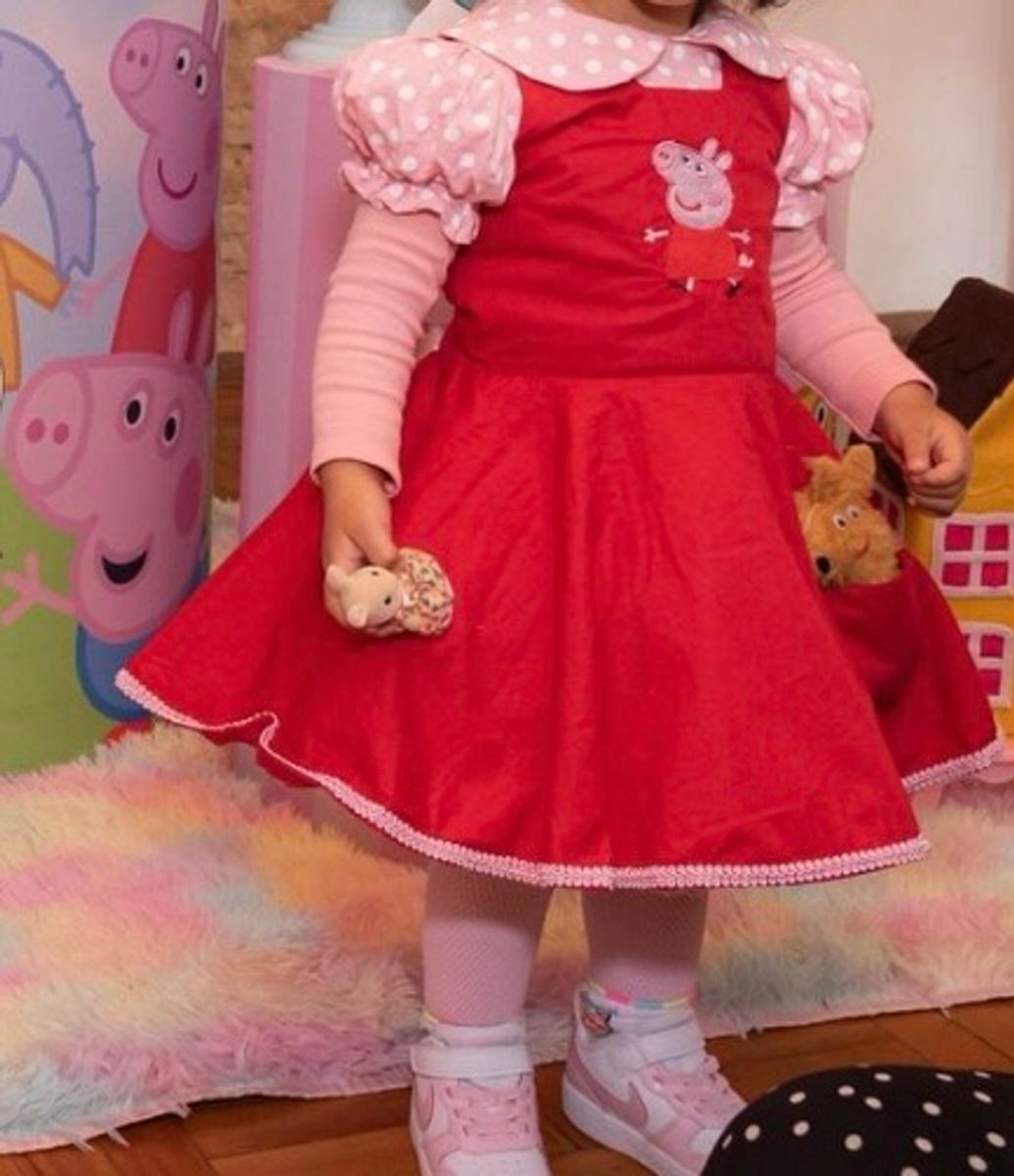 Vestido de best sale festa da peppa