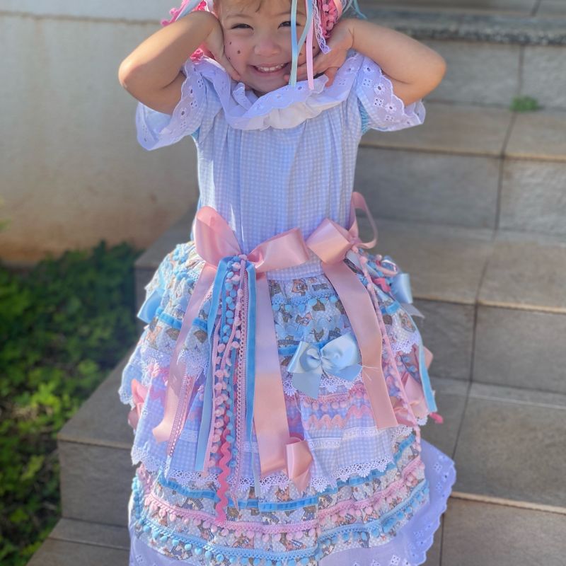 Vestidos infantil para festa hot sale junina