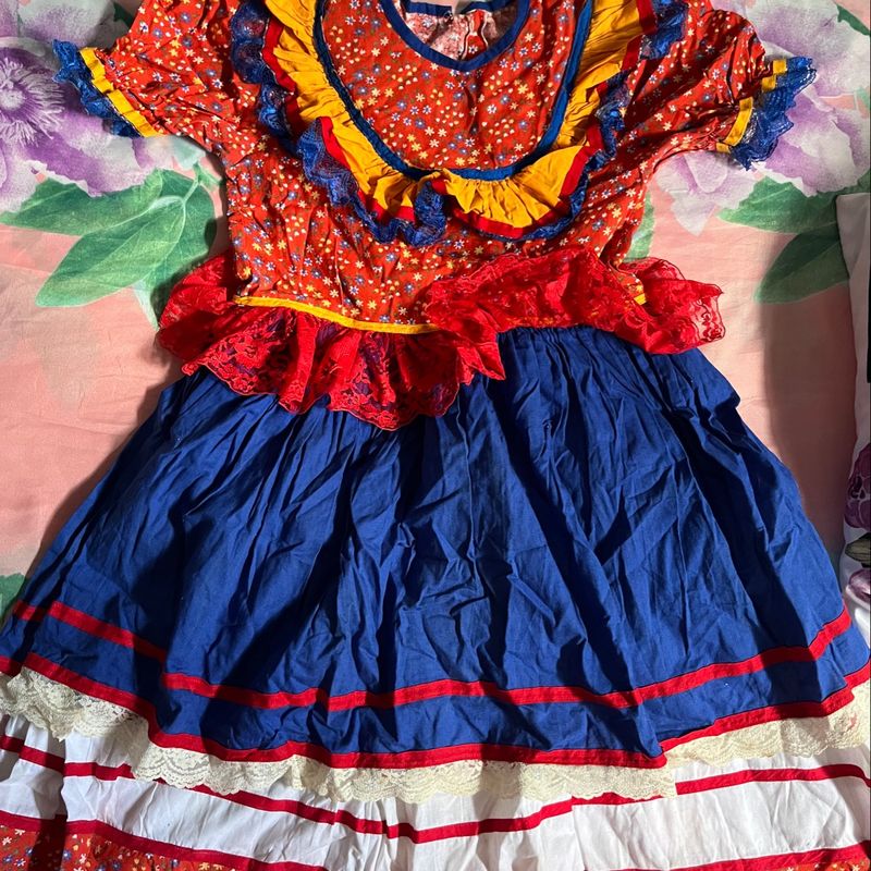 Vestido feminino store de festa junina