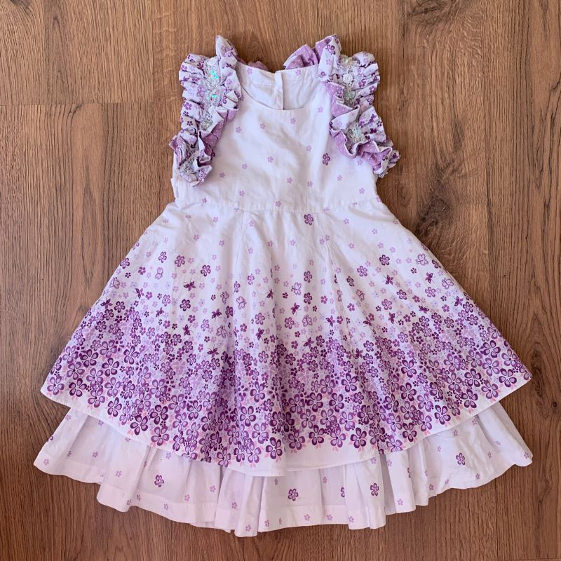 Roupa Infantil Vestido De Festa Infantil Anos Vestido Festa Lilás