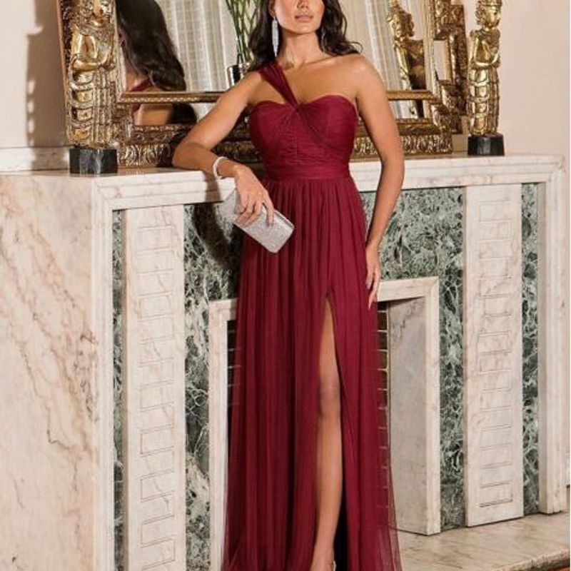 Vestido best sale marsala multiformas