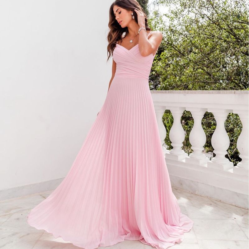 Vestido festa 2024 madrinha rose