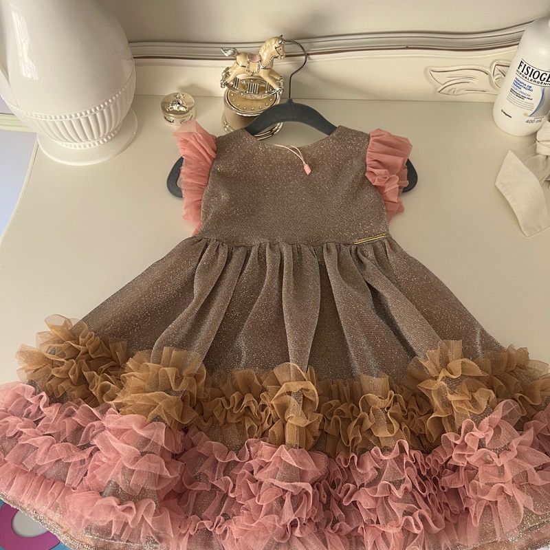 Vestido Aniversario 1 Ano Cinderela | Roupa Infantil para Bebê Usado  49137177 | enjoei