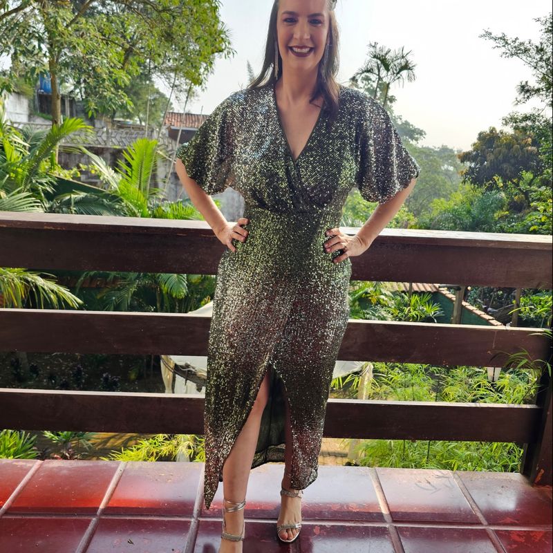 Roupas Femininas Vestido Tvz Festa Vestido Tvz Festa Meia Manga