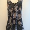 vestido floral preto - vestidos loja três