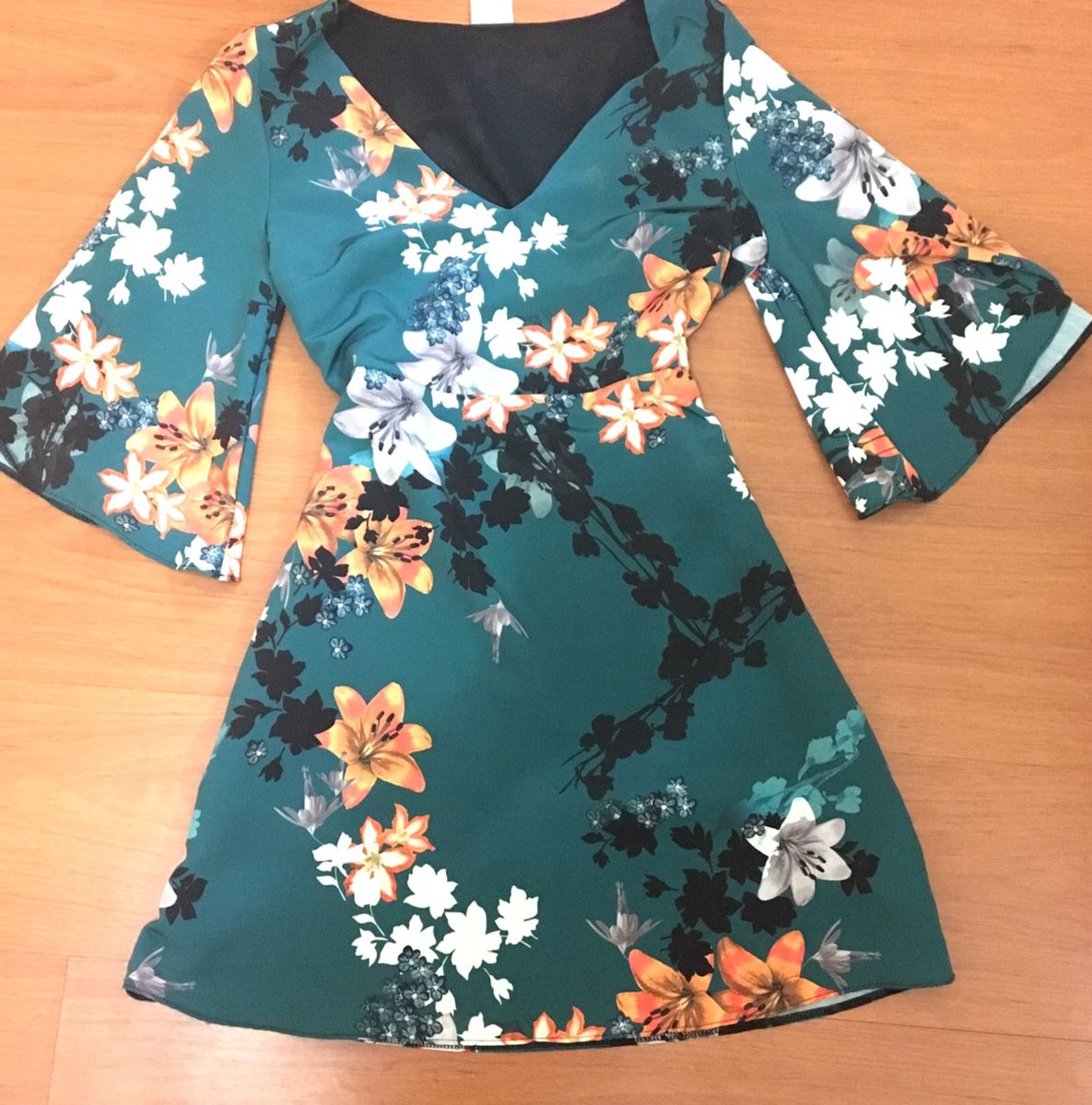 vestido floral renner