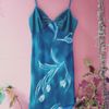 vestido floral slip dress - slip dress vintage 