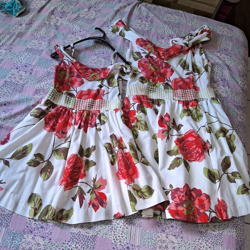 Vestido floral tal sales mãe tal filha