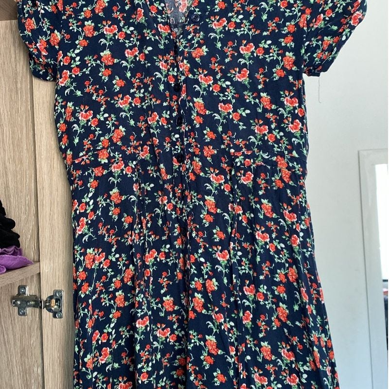 Vestido Florido Vestido Feminino Hering Usado 104099099 enjoei