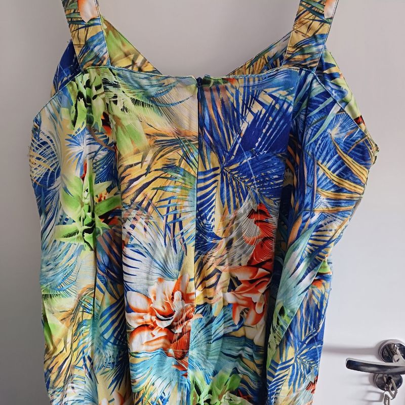 Vestido Florido Program Vestido Feminino Program Moda Usado