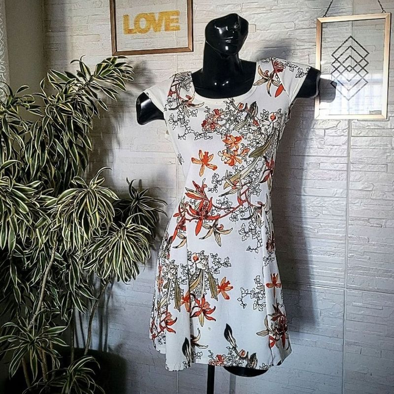 Vestido best sale florido rodado