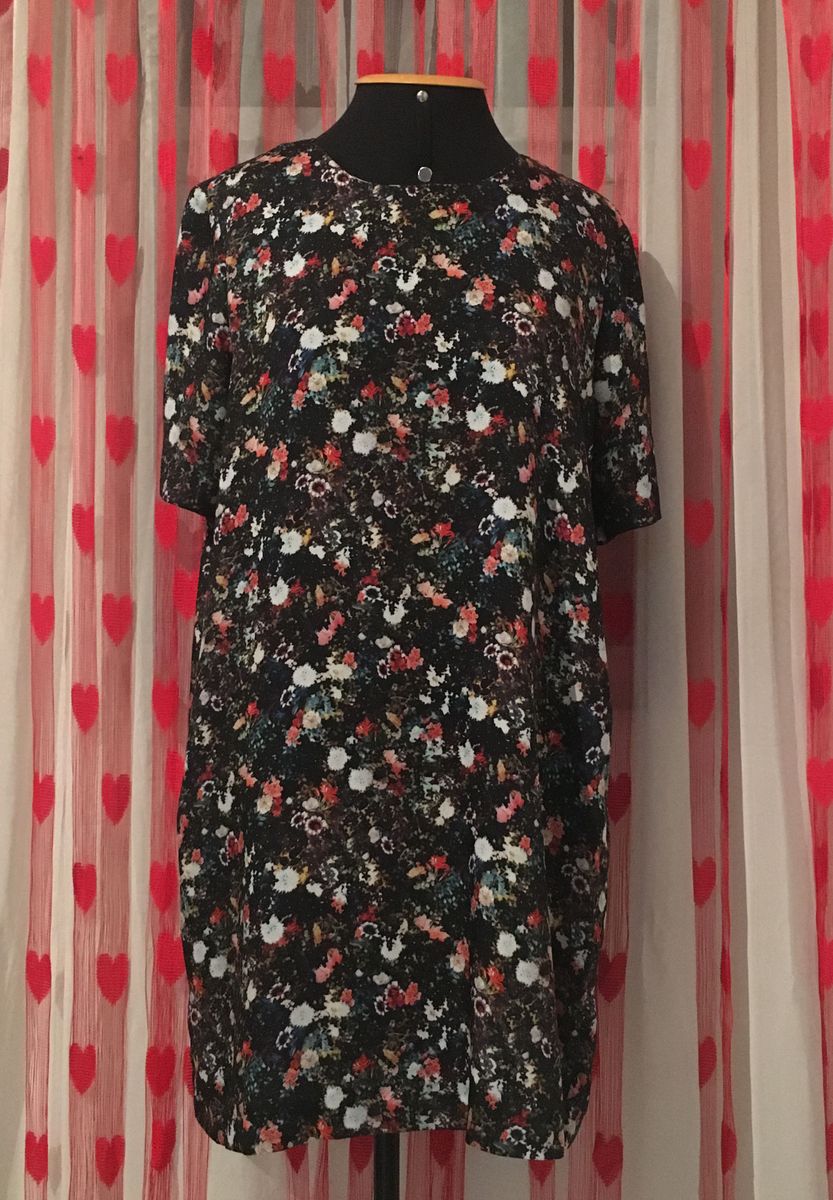 vestido zara florido