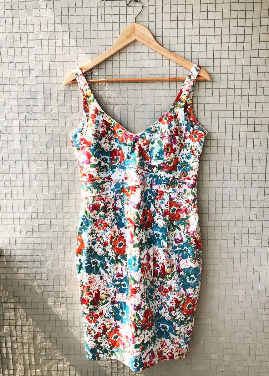 vestido florido - vestidos folic