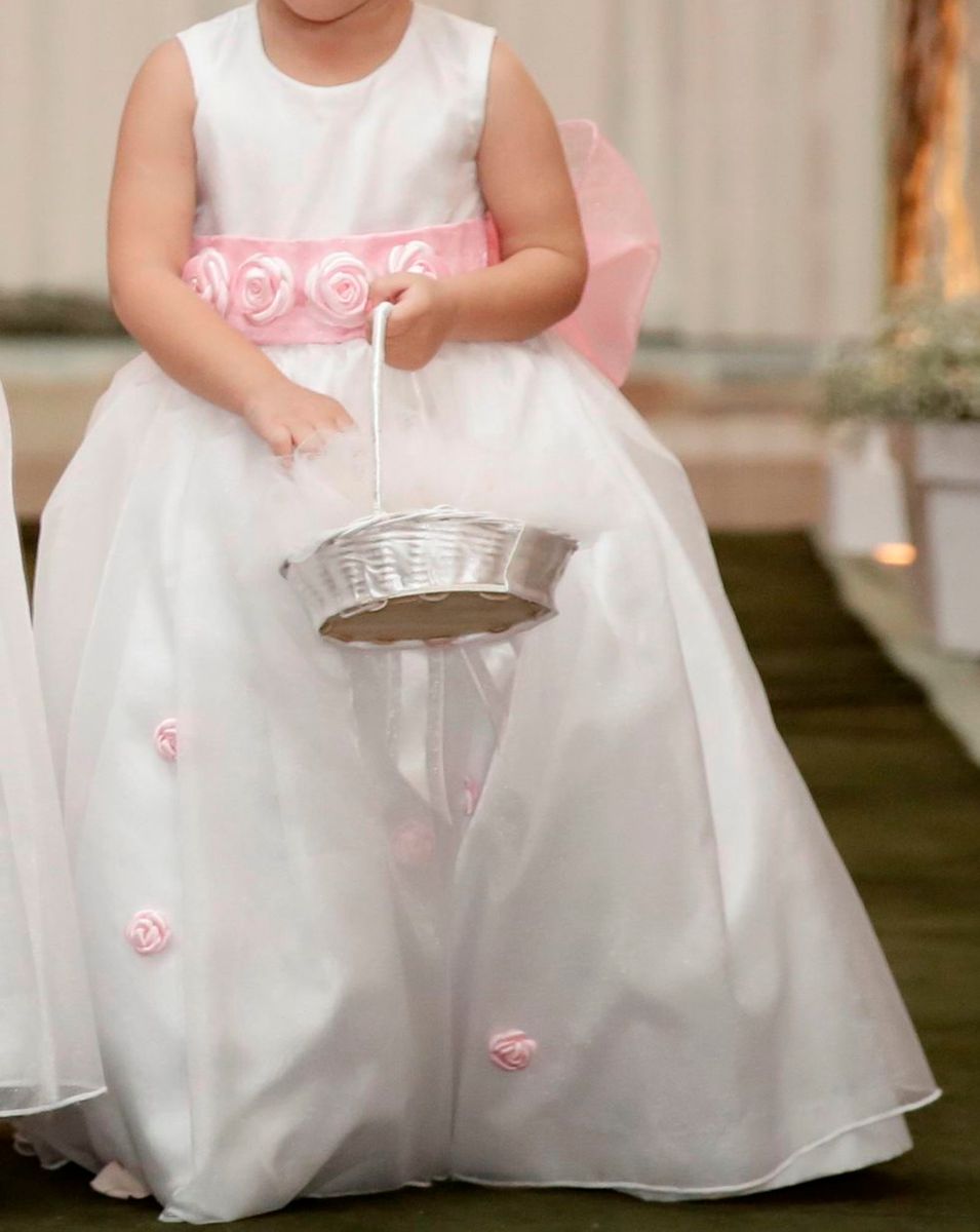 vestido de florista casamento