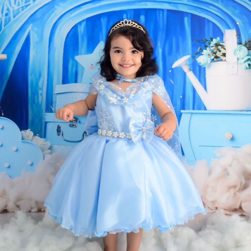 Vestido vestido best sale da frozen