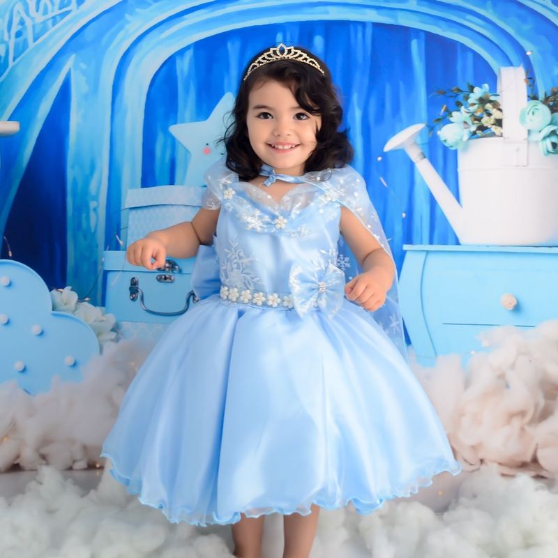 Roupa infantil sales da frozen