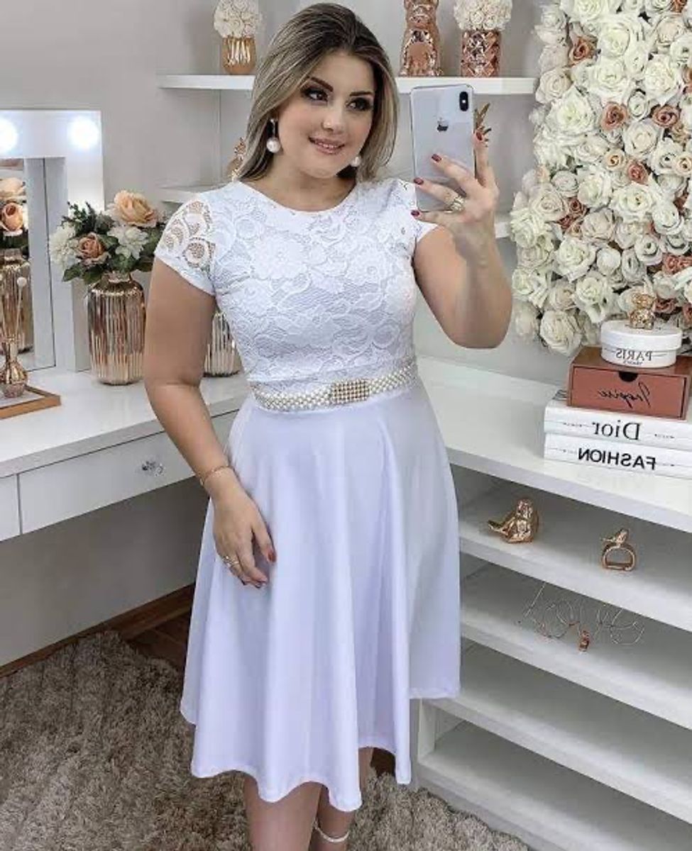 Vestido 2024 gode branco