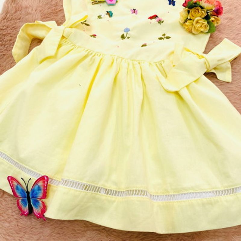 Vestido Infantil- Ano- Bordado a Mão Roupa Infantil para