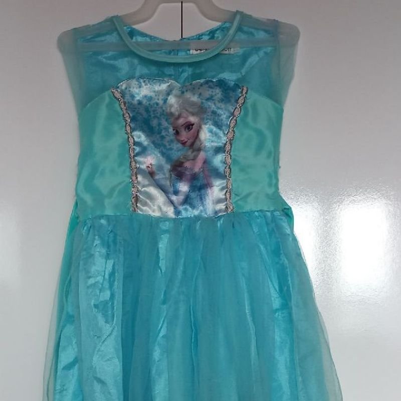 Vestido Frozen Elsa Fantasia com Capa | Roupa Infantil para Menina Nunca  Usado 77226989 | enjoei