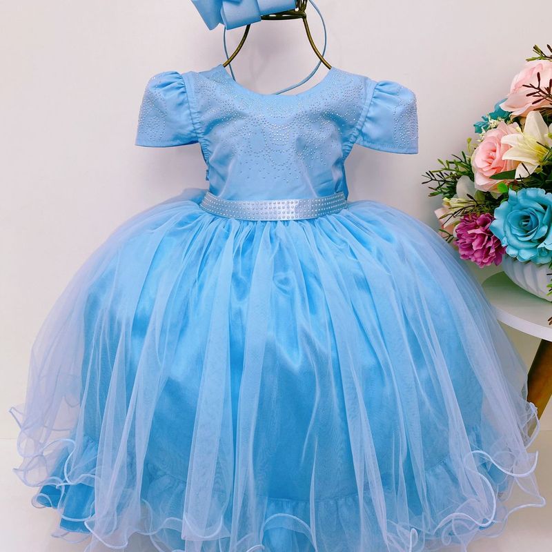 Vestido Aniversario 1 Ano Cinderela | Roupa Infantil para Bebê Usado  49137177 | enjoei