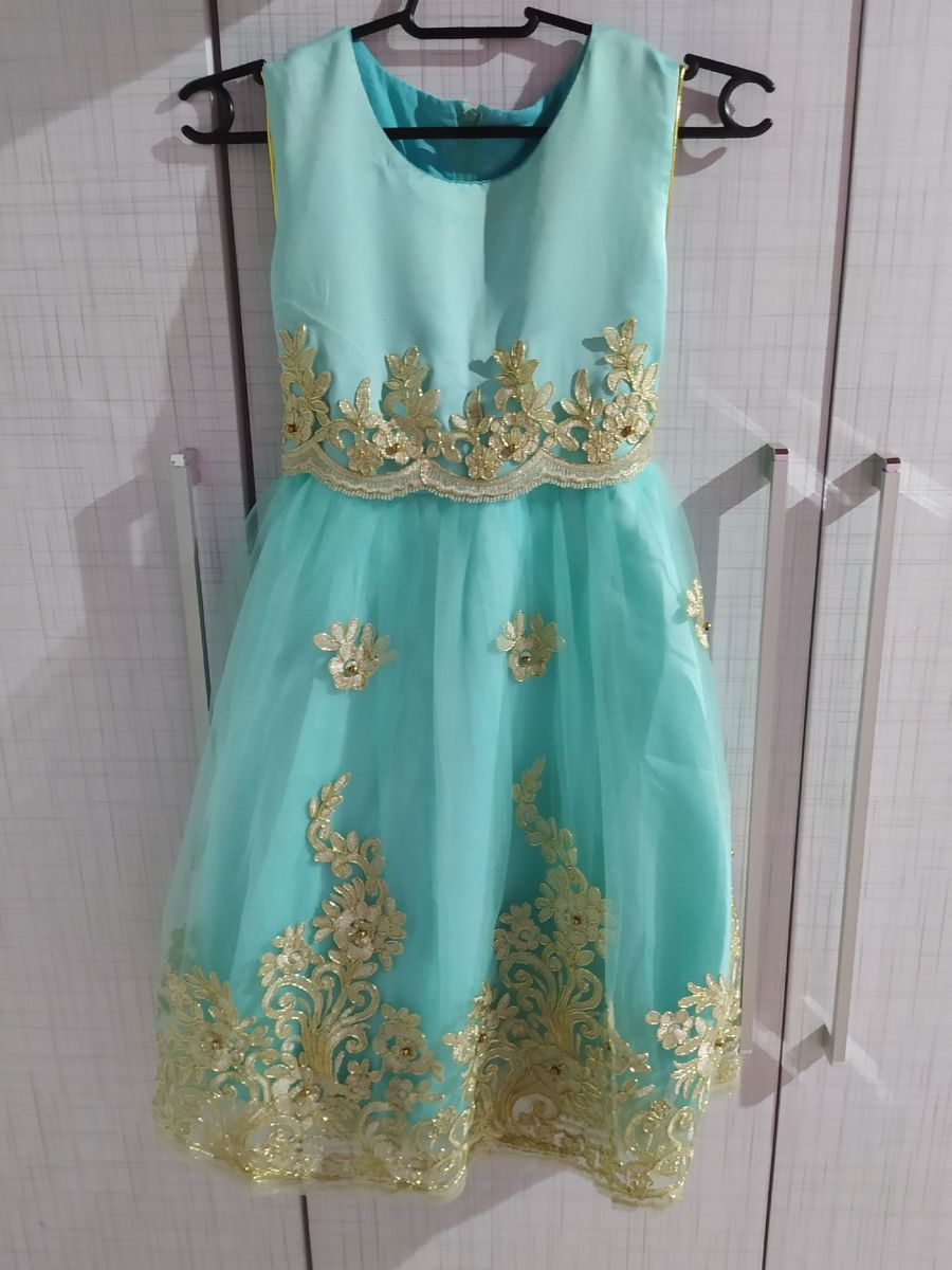 vestido infantil tiffany