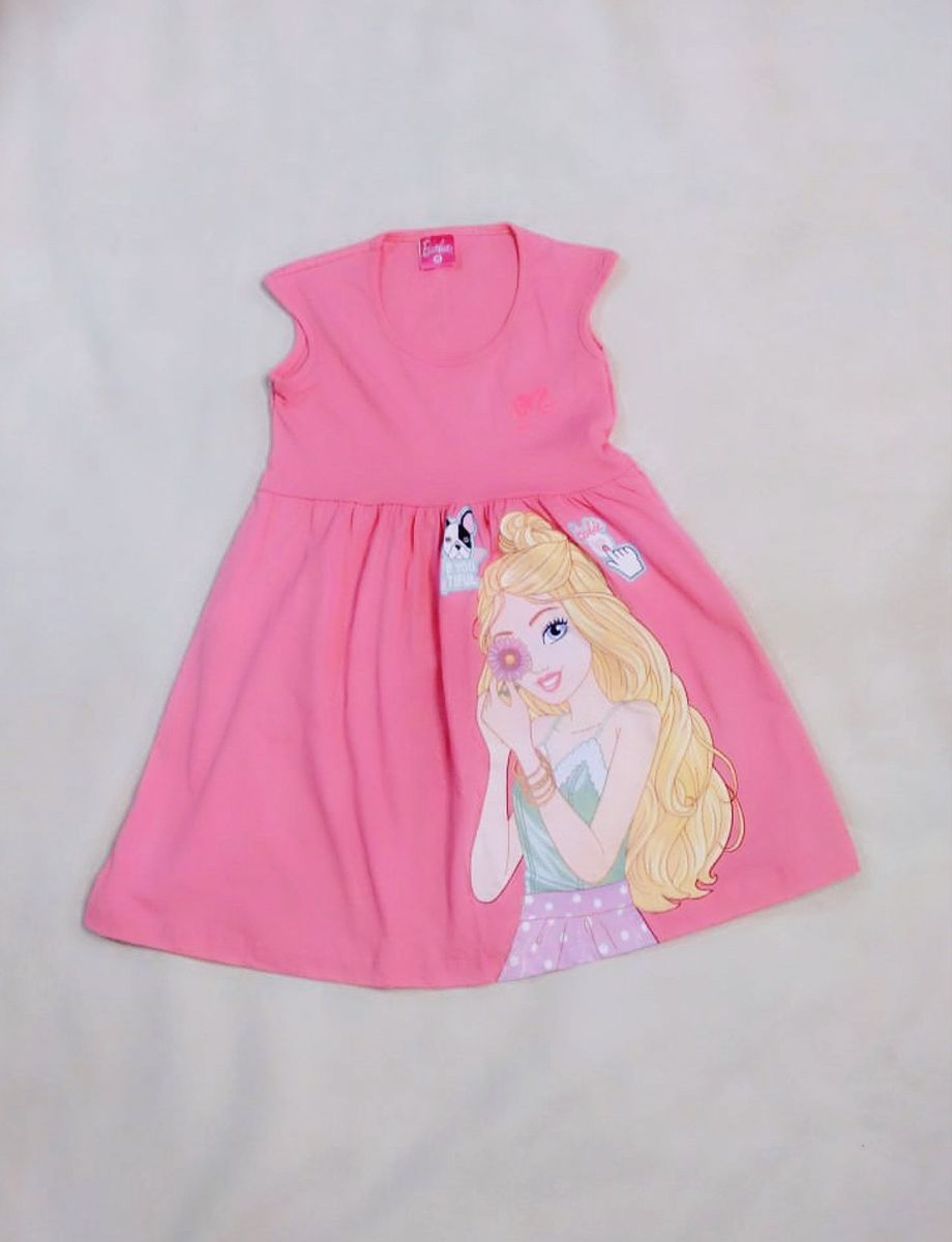 Vestido Infantil Barbie / Roupa de Menina da Barbie com Tiara, Roupa  Infantil para Menina Nunca Usado 88941184