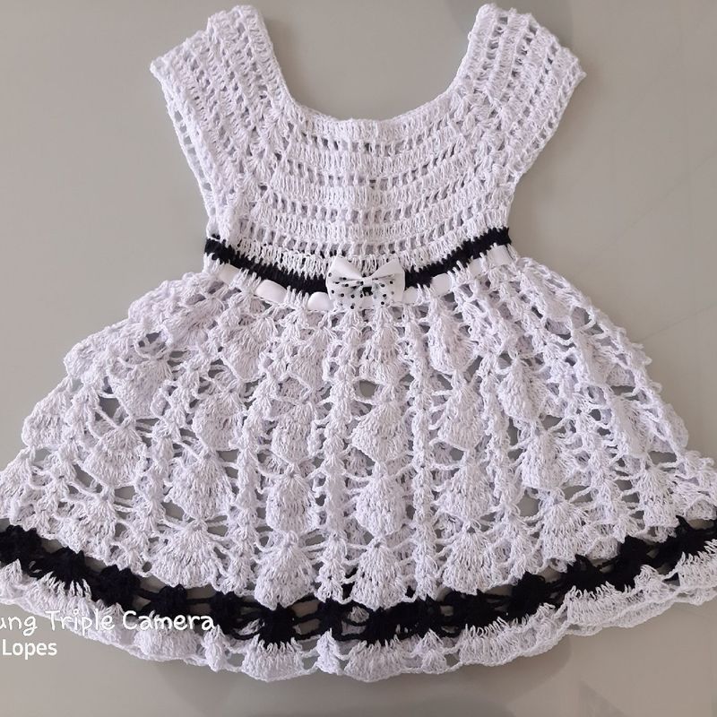 Vestido Infantil de Crochê, Roupa Infantil para Menina Sereia Baiana Nunca  Usado 82157269