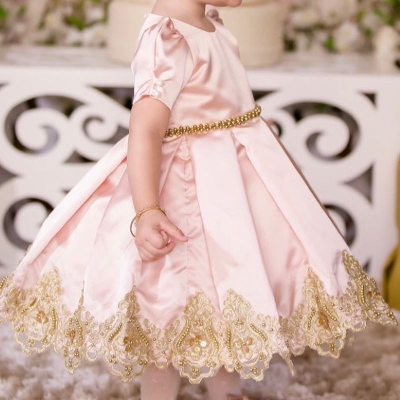 Vestido infantil best sale festa luxo