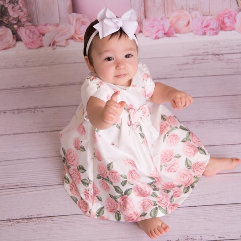 Roupa Infantil Vestido De Festa Menina Ano Festa Bebe Roupa Para