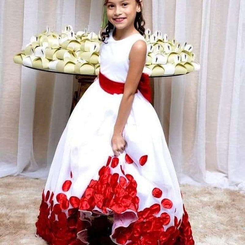 Vestido 2024 daminha florista