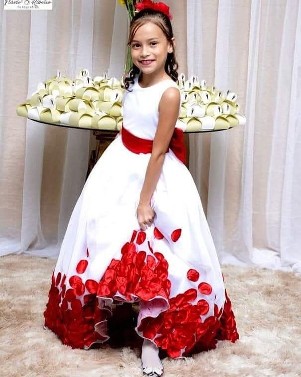 Vestido para 2024 daminha florista