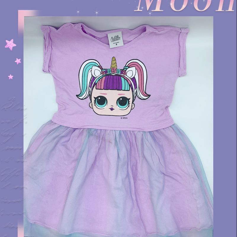 Lol best sale unicornio roupa