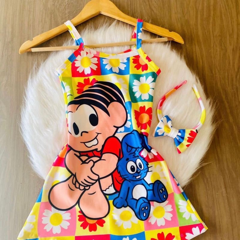 Vestido Infantil Personagem Moana