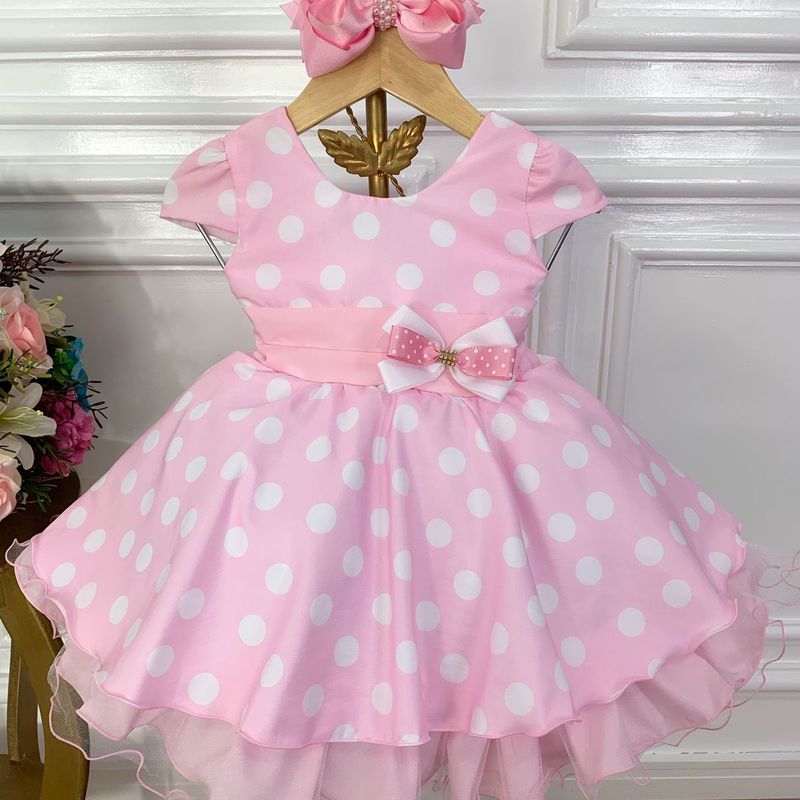 Roupa best sale minnie rosa