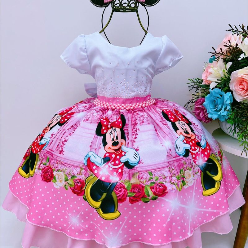 Vestido Cinderela fantasias moda infantil temáticos