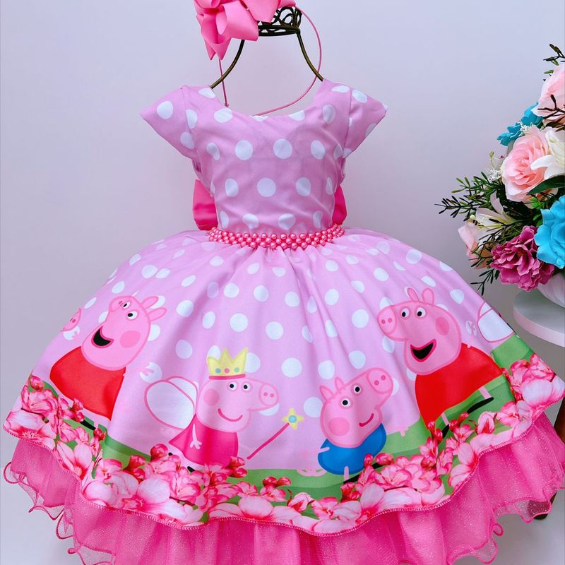 Roupa de aniversário clearance da peppa pig