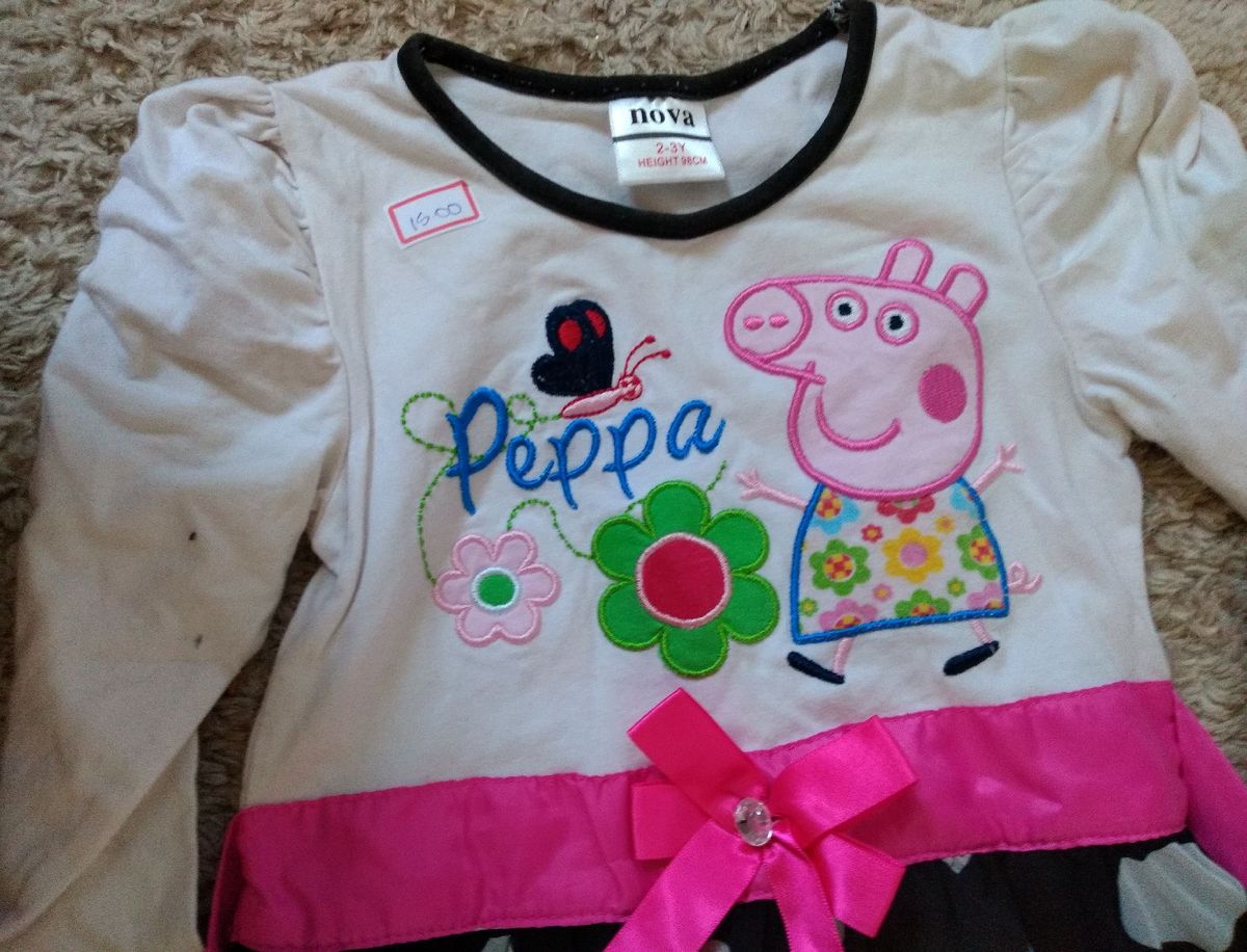 roupa peppa pig renner