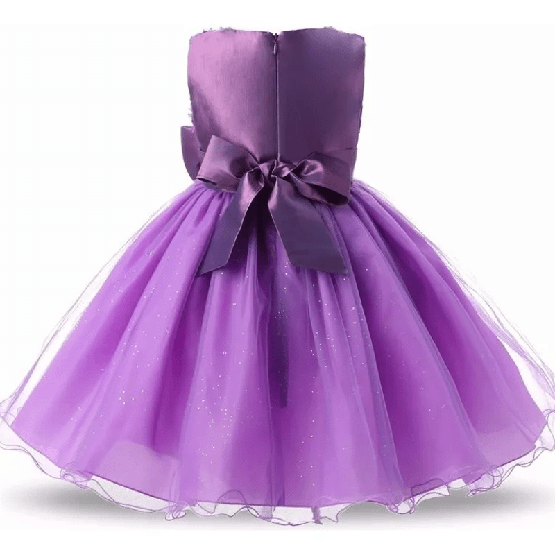 Vestido De Princesa Roxo Infantil Costura Infantil De Vestidos De