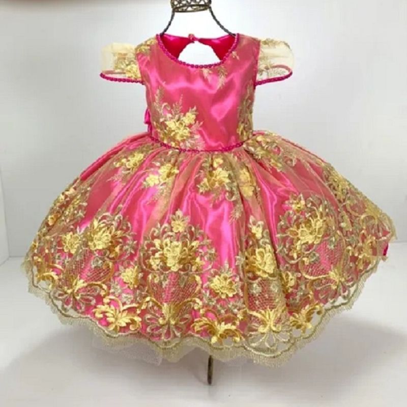 Vestido Aniversario 1 Ano Cinderela | Roupa Infantil para Bebê Usado  49137177 | enjoei