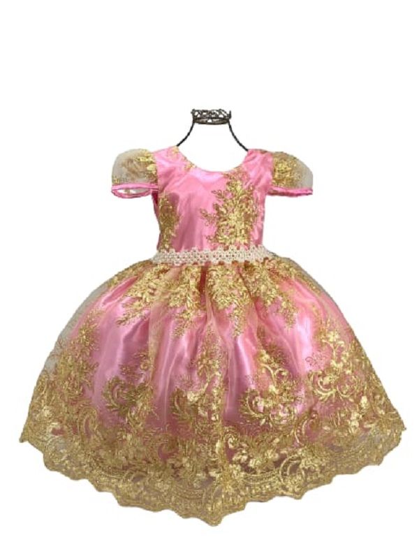 Vestido Infantil Realeza Rosa Aurora Festa Aniversario - Tam 3 | Roupa  Infantil para Menina Blanca Montreal Nunca Usado 65284626 | enjoei