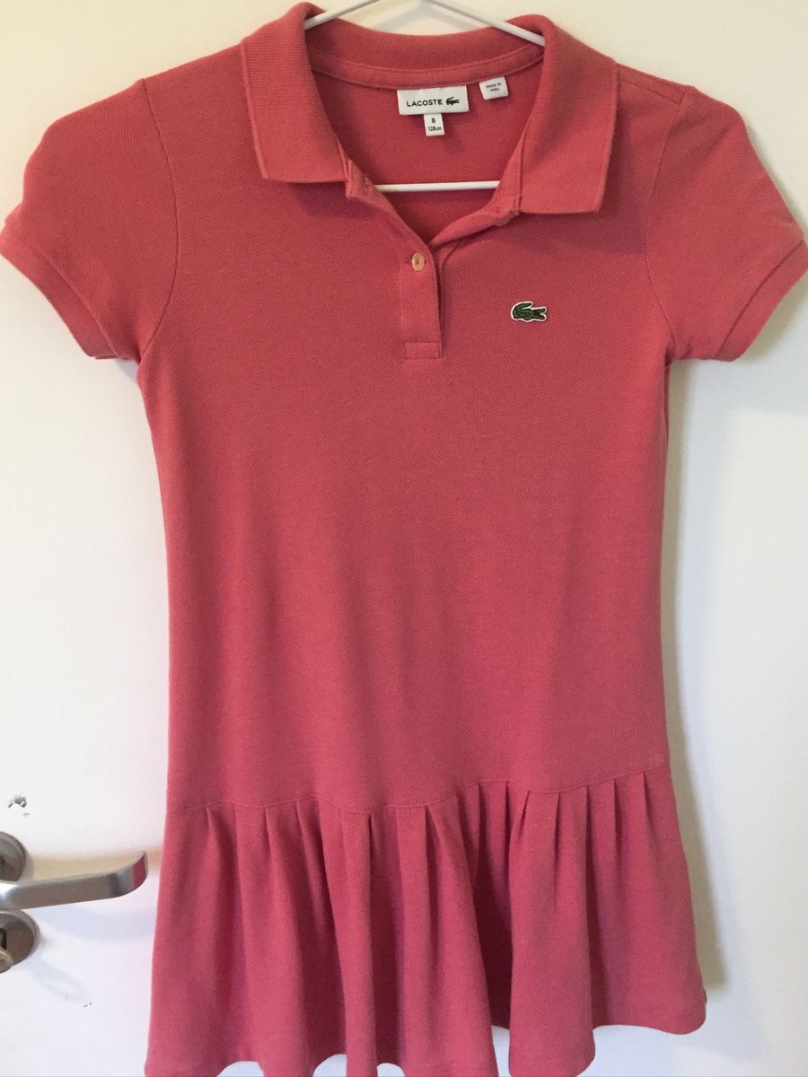 vestido lacoste infantil