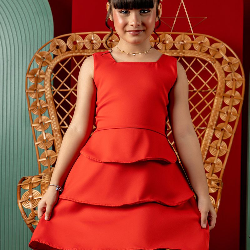 Vestido infantil best sale para 8 anos