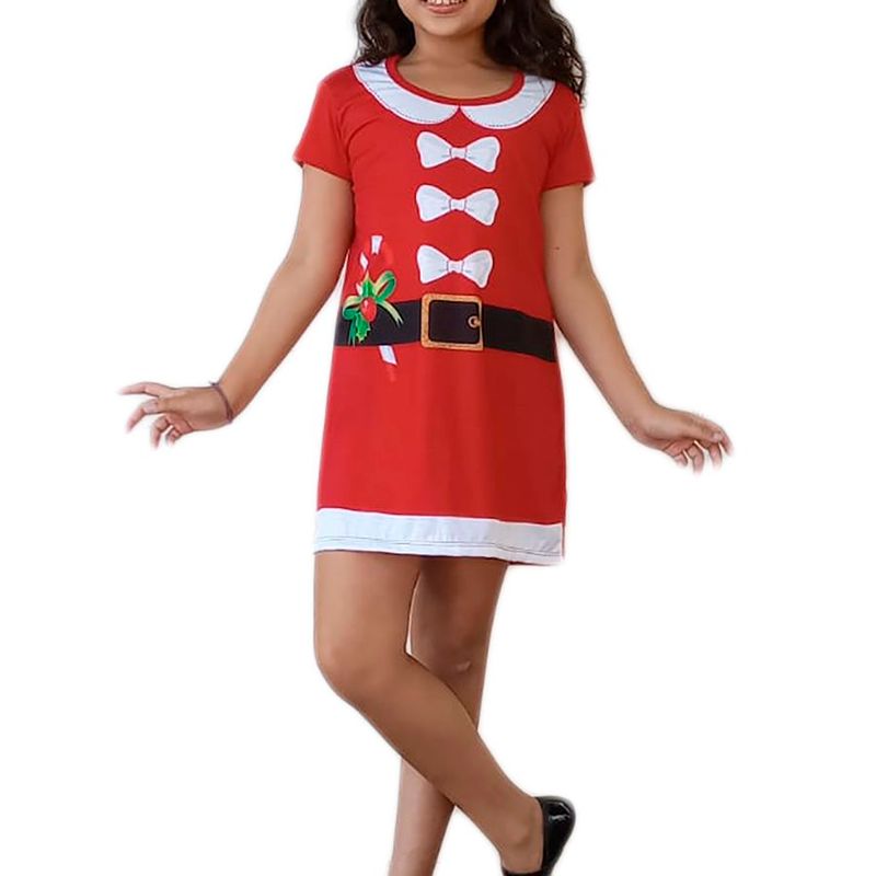 Vestido Infantil Temático Natal Mamãe Noel Tamanho 12 Roupa Infantil para  Menina Calupa Nunca Usado 111596228 enjoei