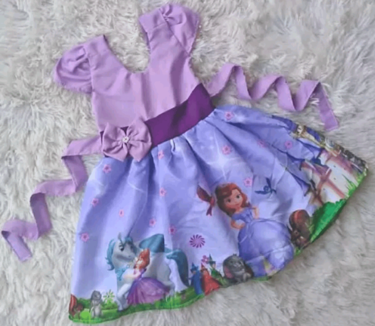 Vestido Princesa Sofia, Roupa Infantil para Menina Usado 57060030