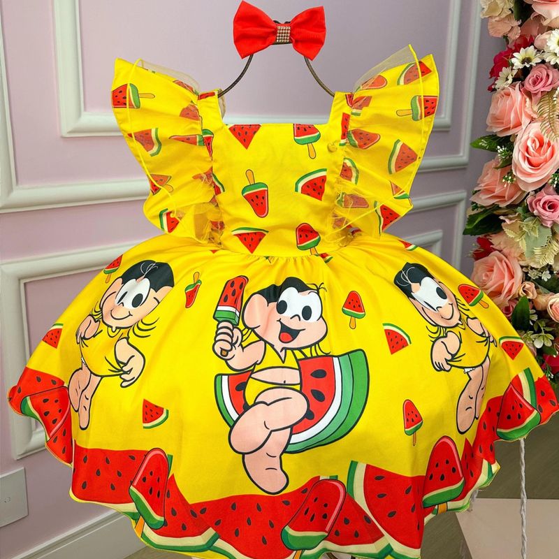 Vestido Infantil Magali Vestido Magali Bebe Magali Baby Vestido