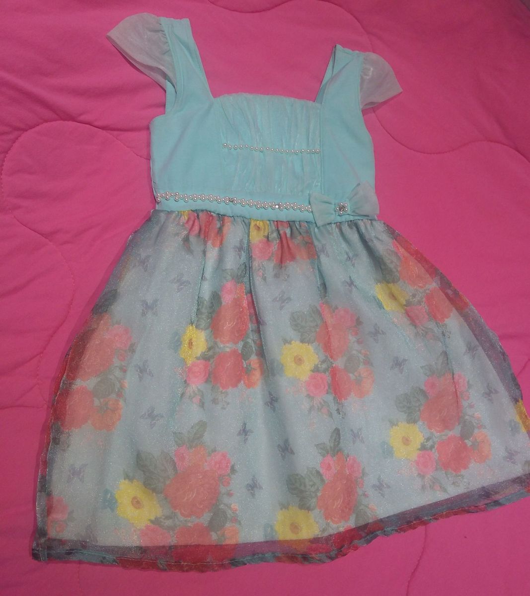 vestido infantil turma da malha