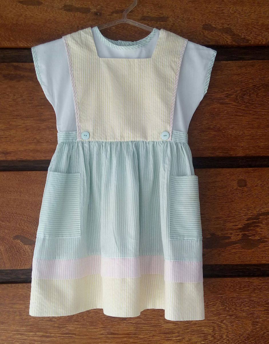 vestido infantil vintage